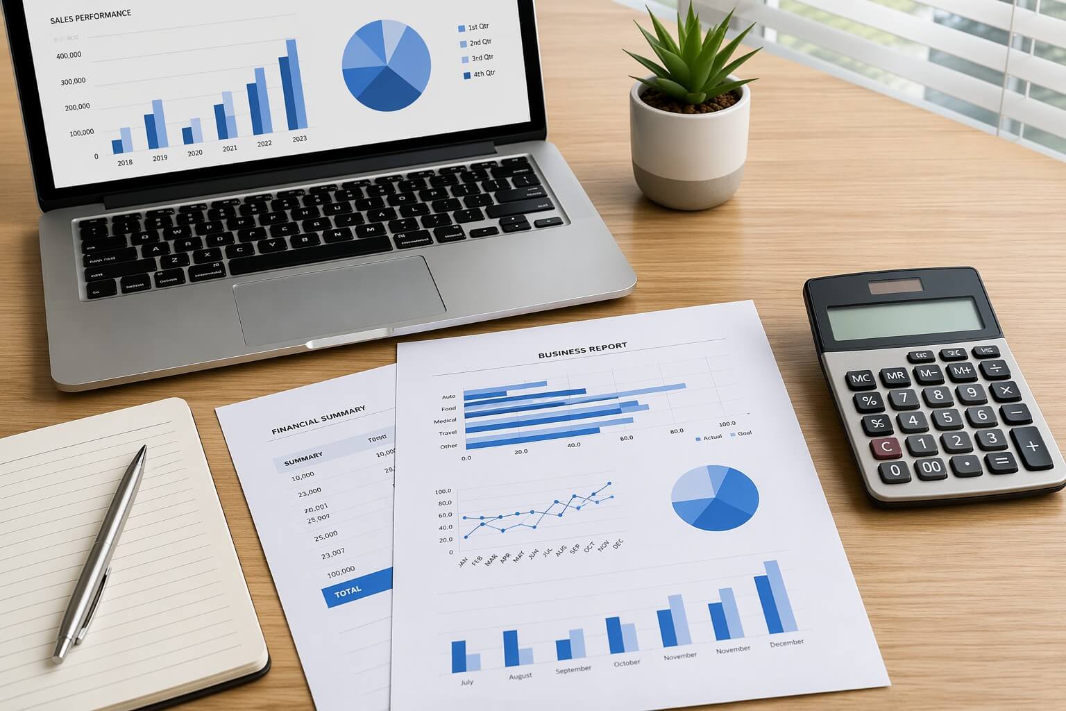 Charts and calculator
